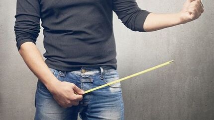 Mesure du pénis avant son augmentation