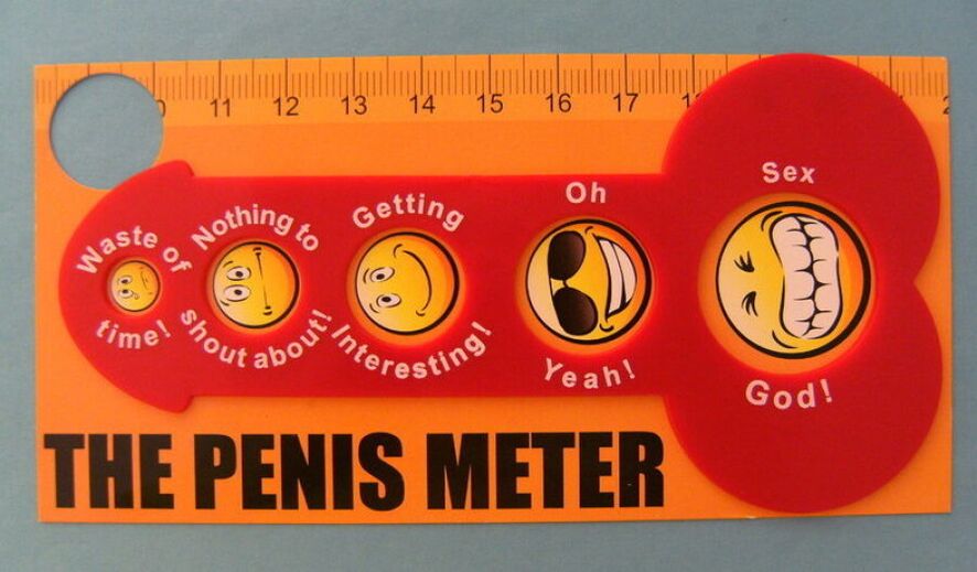 Règle pour mesurer le pénis masculin